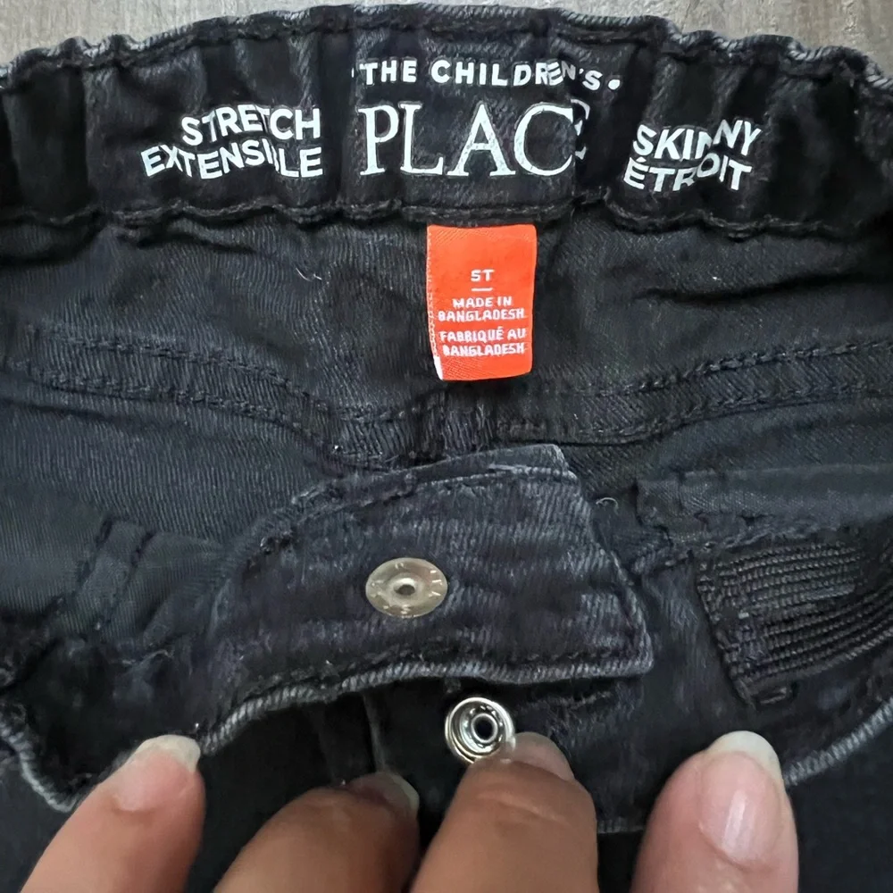 The Children's Place Black Stretch Jeans size 5